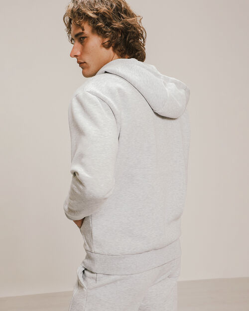 Sudadera Hoodie Relaxed Gris